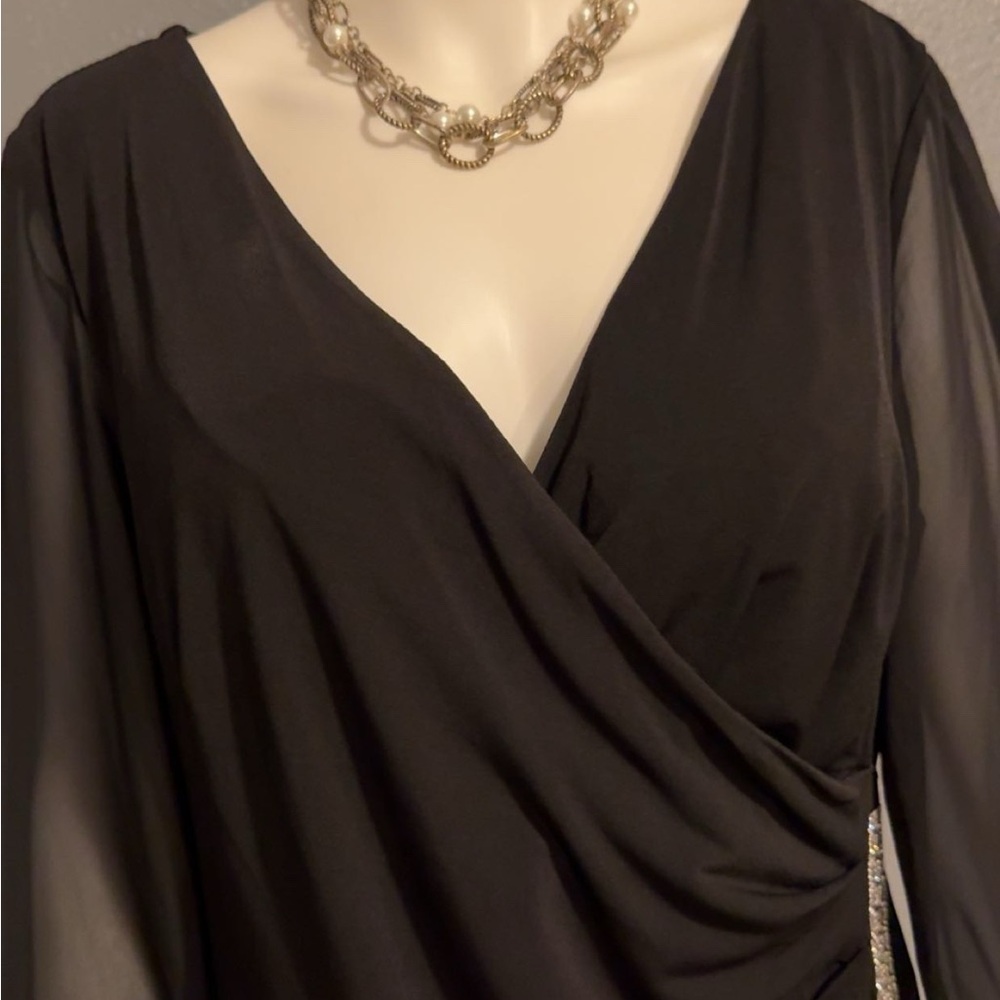 Black casual dress